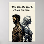 Powerless Book Quote Poster ポスター (正面)