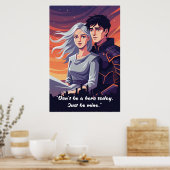 Powerless Book Quote Poster ポスター (キッチン)