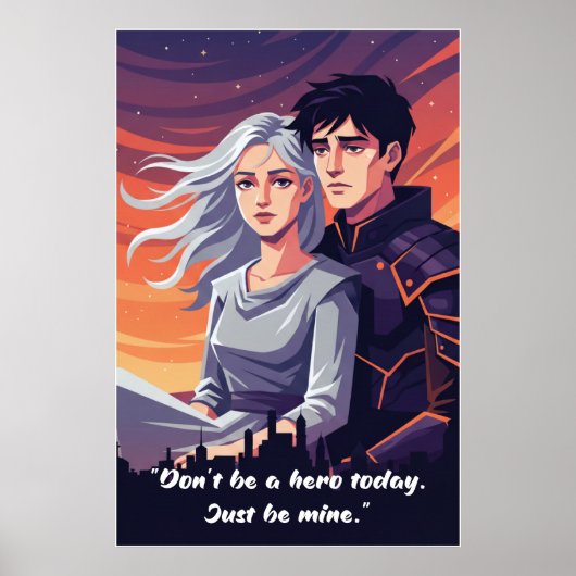 Powerless Book Quote Poster ポスター (正面)