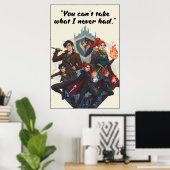 Powerless Book Quote Poster ポスター (ホームオフィス)