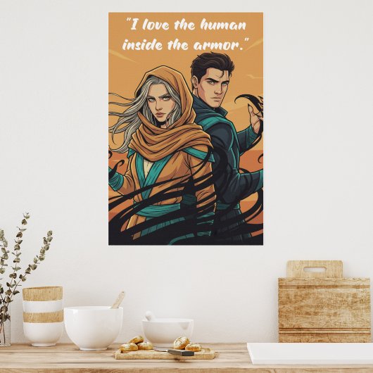 Powerless Book Quote Poster ポスター (キッチン)