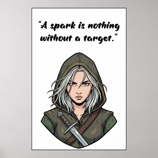 Powerless Book Quote Poster ポスター (正面)