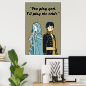 Powerless Book Quote Poster  ポスター (ホームオフィス)