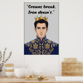 Powerless Book Quote Poster ポスター (キッチン)