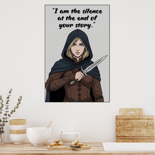 Powerless Book Quote Poster ポスター (キッチン)