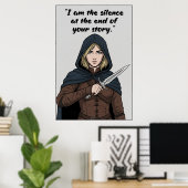 Powerless Book Quote Poster ポスター (ホームオフィス)