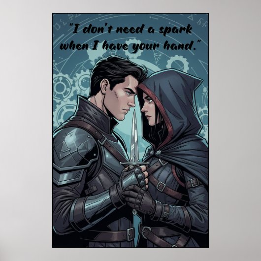 Powerless Book Quote Poster ポスター (正面)