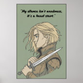 Powerless Book Quote Poster ポスター (正面)