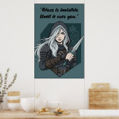 Powerless Book Quote Poster ポスター (キッチン)