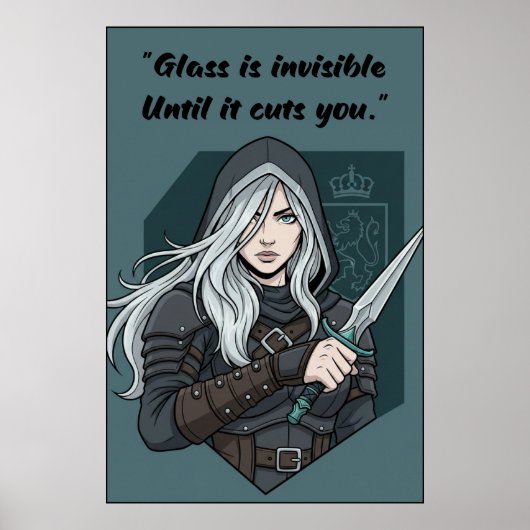 Powerless Book Quote Poster ポスター (正面)