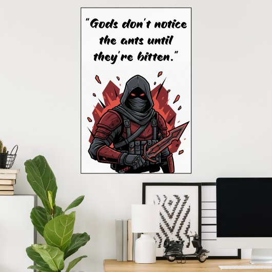 Powerless Book Quote Poster ポスター (ホームオフィス)