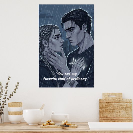 Powerless Book Quote Poster ポスター (キッチン)