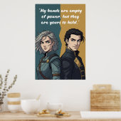 Powerless Book Quote Poster ポスター (キッチン)