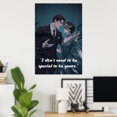 Powerless Book Quote Poster  ポスター (ホームオフィス)