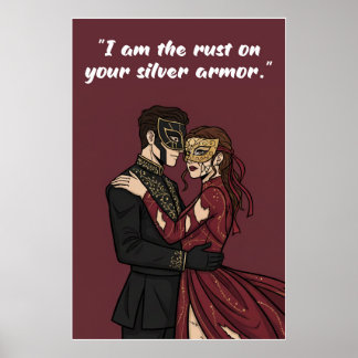 Powerless Book Quote Poster – I Am the Rust on You ポスター