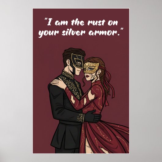 Powerless Book Quote Poster – I Am the Rust on You ポスター (正面)