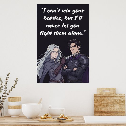 Powerless Quote Poster ポスター (キッチン)