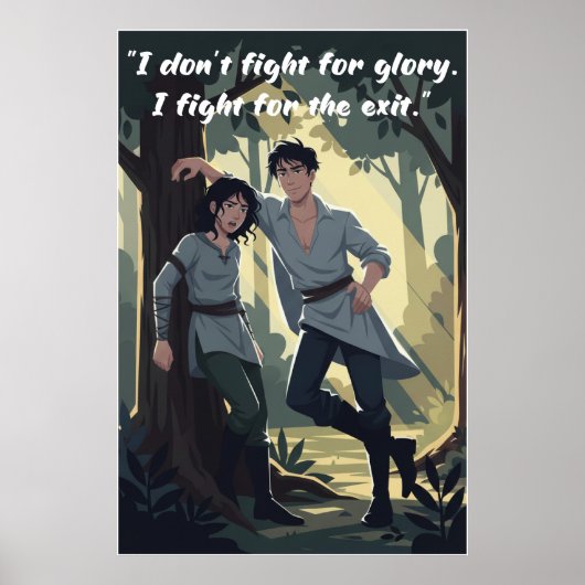 Powerless Quote Poster ポスター (正面)