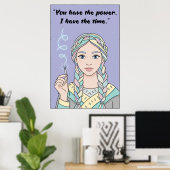 Powerless Quote Poster  ポスター (ホームオフィス)