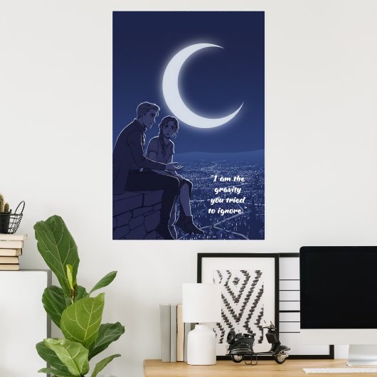 Powerless Quote Poster ポスター (ホームオフィス)