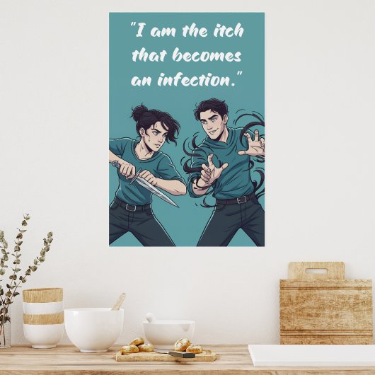 Powerless Quote Poster ポスター (キッチン)