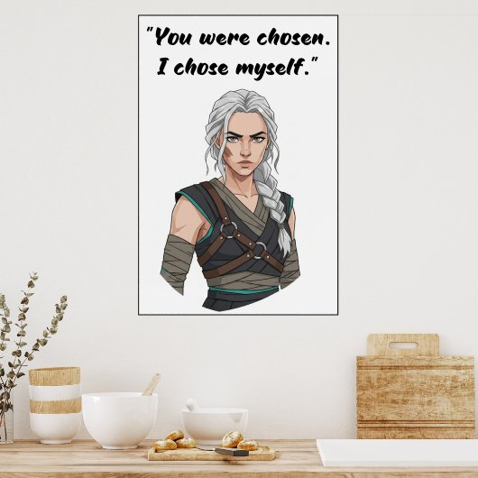 Powerless Quote Poster ポスター (キッチン)