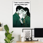 Powerless Quote Poster ポスター (ホームオフィス)