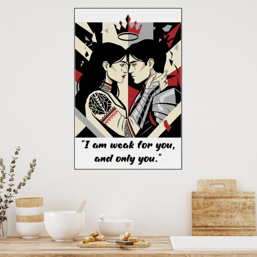 Powerless Quote Poster ポスター (キッチン)