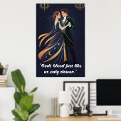 Powerless Quote Poster ポスター (ホームオフィス)