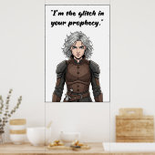 Powerless Quote Poster ポスター (キッチン)