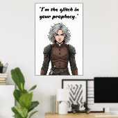 Powerless Quote Poster ポスター (ホームオフィス)