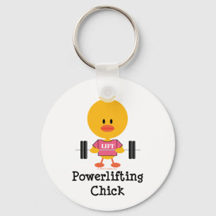 PowerliftingのひよこKeychain キーホルダー