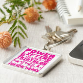 Powerliftingは本当の女のためのトライアスロンのようです キーホルダー (側面)