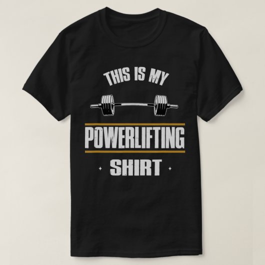 Powerlifting, Squat, Bench, Deadlift, Weightliftin Tシャツ (デザイン正面)