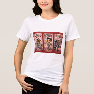 PowerOf3Brand トリプルビジョン レッドパネル グラフィックTシャツ トライブレンドTシャツ