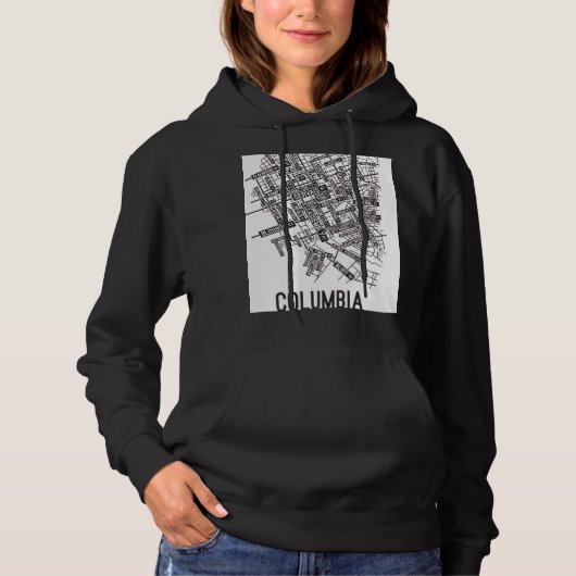 PowerOf3Brand Black & White Puzzle Hoodie パーカ (正面)