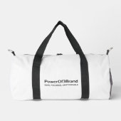 PowerOf3Brand 「Peace Over Popularity」スモールダッフル ダッフルバッグ (正面)