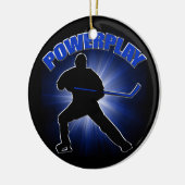 Powerplayの木のオーナメント セラミックオーナメント (左)