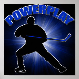 Powerplayホッケーポスター ポスター