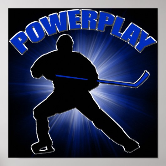 Powerplayホッケーポスター ポスター (正面)