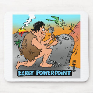 PowerPointの漫画のGiftware マウスパッド