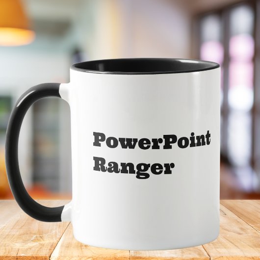 PowerPointレンジャー、同僚の面白い引用 マグカップ