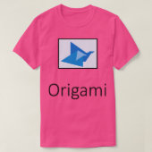 Powerpoint Origamiの遷移 Tシャツ (デザイン正面)