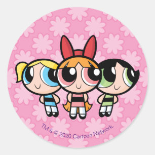 PowerPuffの女の子：砂糖、香辛料、そして何でもいい ラウンドシール