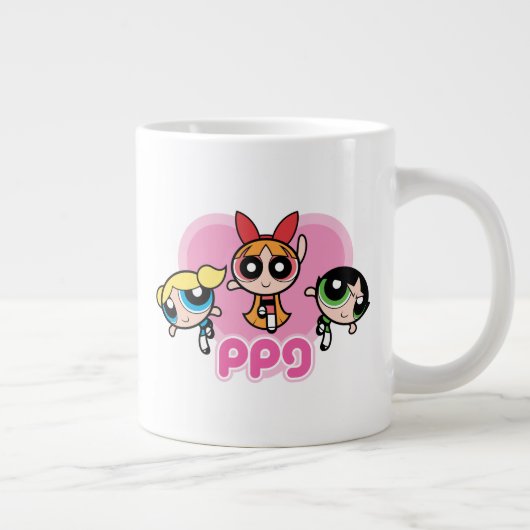 Powerpuffガールズチーム素晴らし ジャンボコーヒーマグカップ (右)