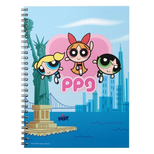 Powerpuffガールズチーム素晴らし ノートブック (正面)