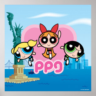 Powerpuffガールズチーム素晴らし ポスター