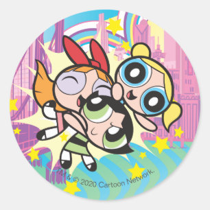Powerpuffガールズルール ラウンドシール