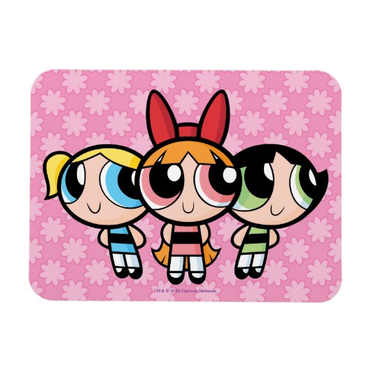 Powerpuff女の子：砂糖、スパイス、すべていい マグネット (横)