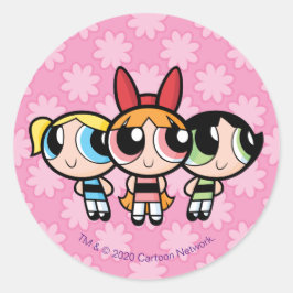 Powerpuff女の子：砂糖、スパイス、すべていい ラウンドシール